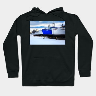 North Rustico Fishing Boats PEI 5 Hoodie